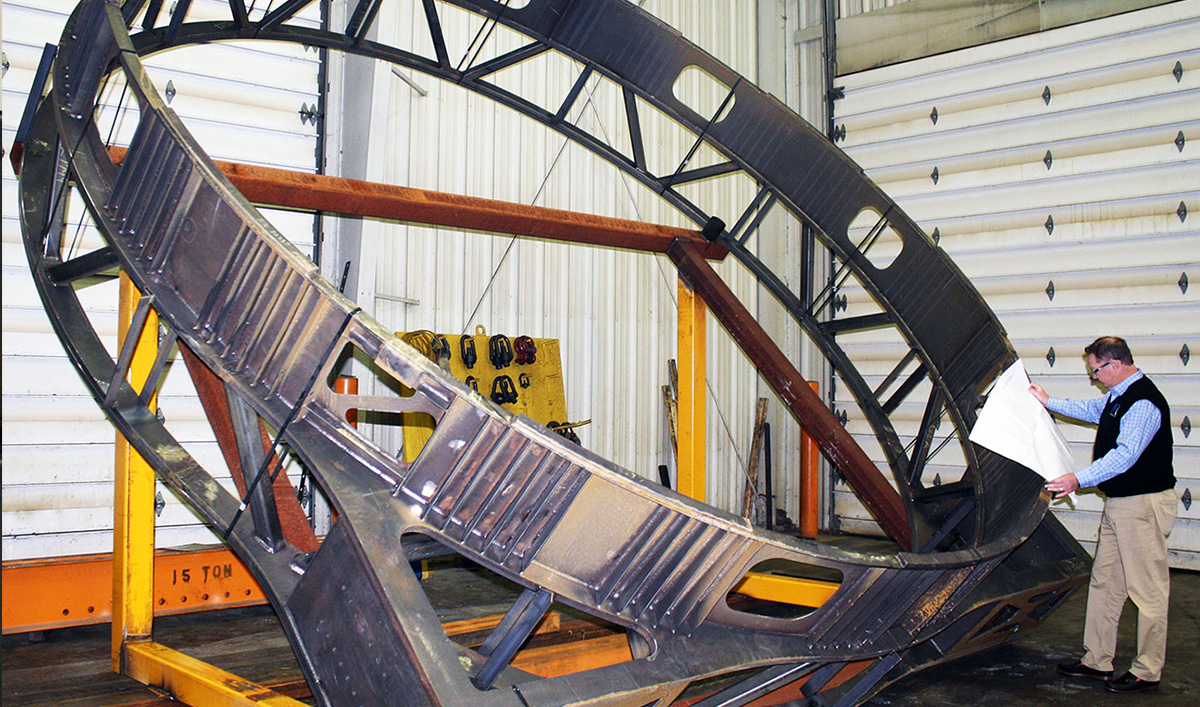 Aerospace weldment with CNC machined surfaces