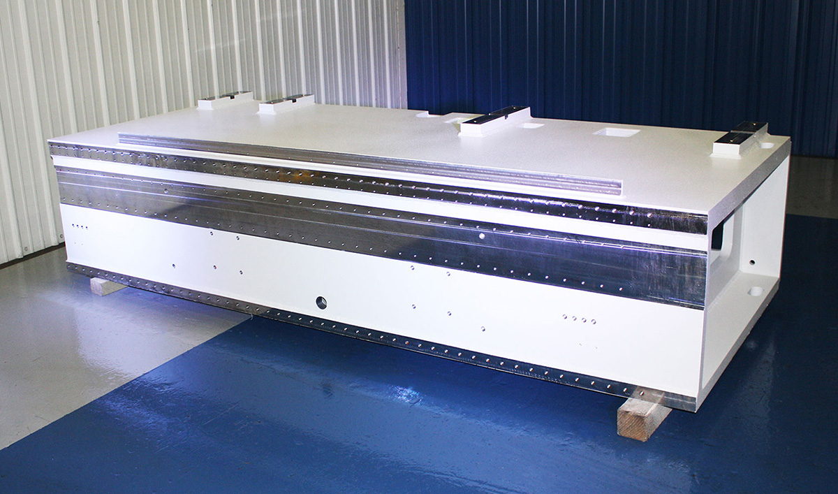 Large Machine with Linear Guide Rails